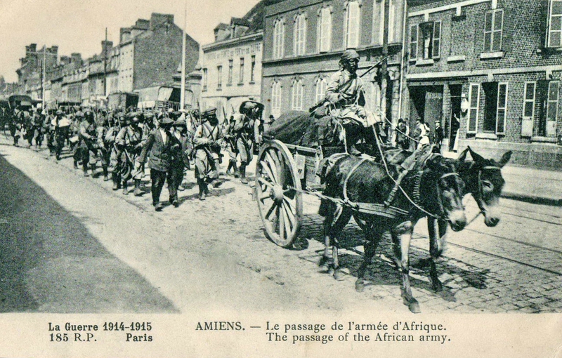 traversée Amiens Armée d'Afrique
