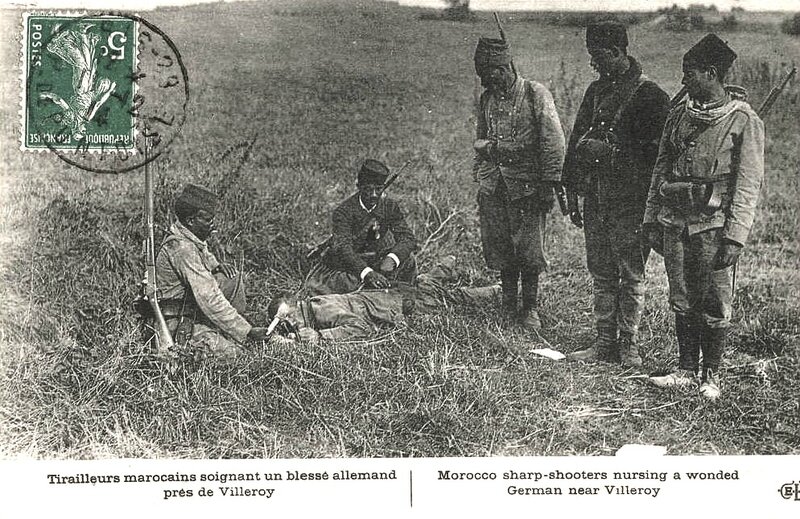 blessé allemand soigné