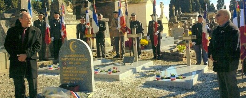 Pibrac 11 nov 2008 stèle musulmane