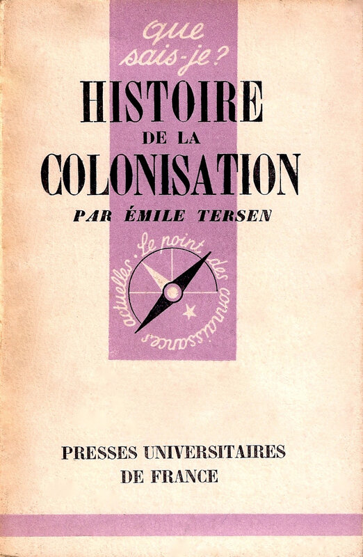 Tersen, Histoire colonisation française, couv