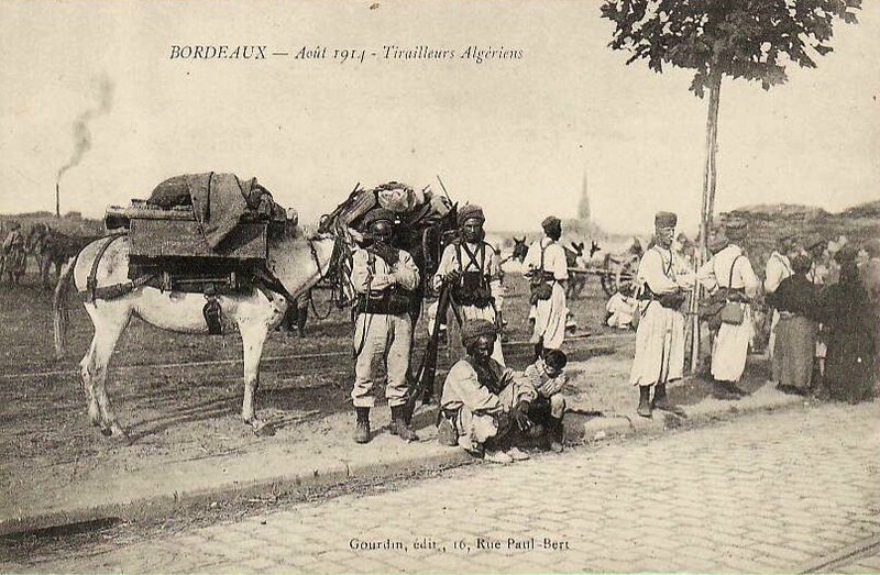 tirailleurs algériens Bordeaux