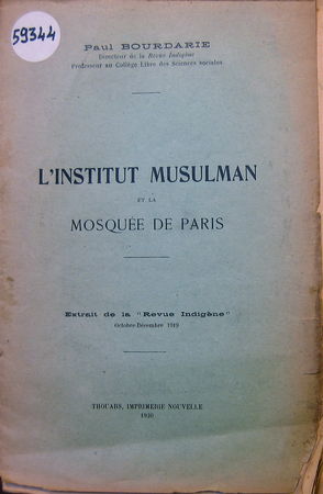Bourdarie_Mosqu_e_de_Paris_1920