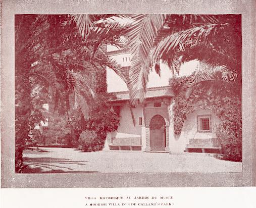 Villa mauresque au jardin du mus�e.