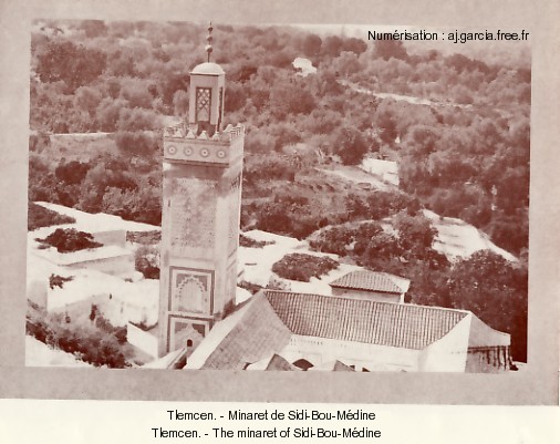 Tlemcen. - Minaret de Sidi-Bou-M�dine