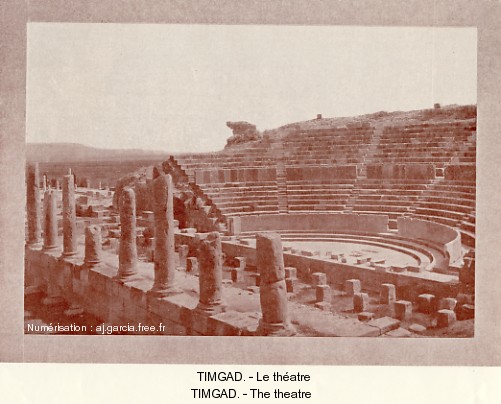 TIMGAD. - Le th�atre
