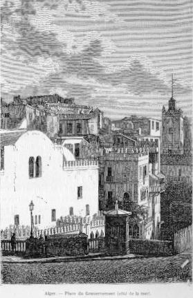 Alger. Place du Gouvernement. (c�t� de la mer.)