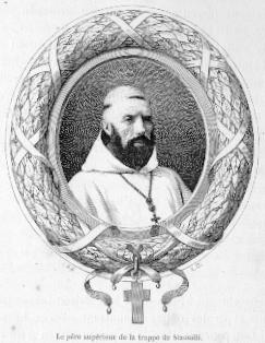 Le p�re sup�rieur de la trappe de Staou�li.