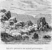 La c�te pr�sente un aspect pittoresque.