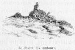 le d�sert, les vautours.