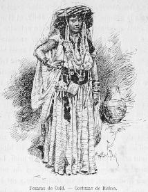 Femme de Ca�d. - Costume de Biskra.