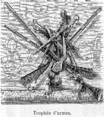 Troph�e d'armes.
