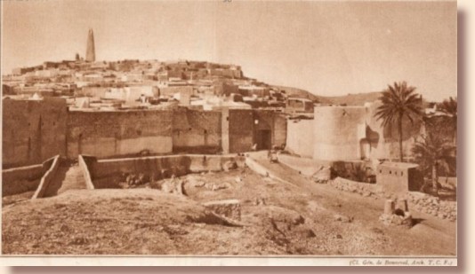 Une ville du M'Zab : Gharda�a. - Vue g�n�rale.