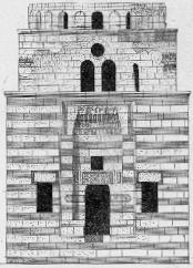 Fig. 47. - Tombeau du Karafah. (Fa�ade principale.)