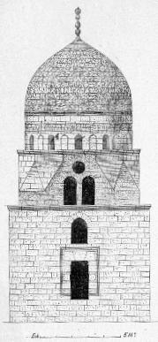 Fig. 48. - Tombe du Karafah. (Fa�ade post�rieure.)