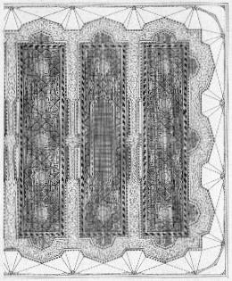 Fig. 107. - Plafond de la mosqu�e d'EL-MOYYED.