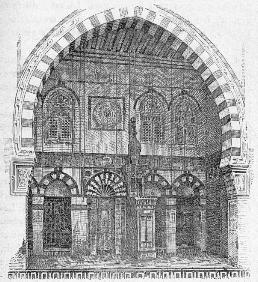 Fig. 97. - Mosqu�e de Ka�tba�. (Le sanctuaire.)