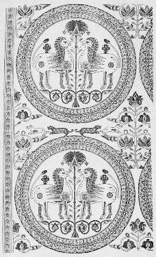 Fig. 125. - ETOFFE FATIMITE (Mus�e de Nancy.)