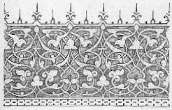 Fig. 136. - Bordure du Koran, XV�me si�cle. (Biblioth�que kh�diviale du Caire.)