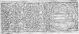 Fig. 145. - Plaque de cuivre (Mus�e arabe du Caire).