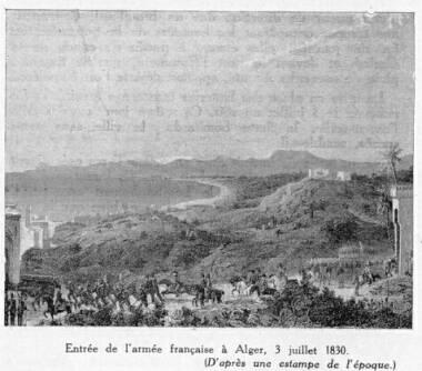 Entr�e de l'arm�e fran�aise � Alger, le 3 juillet 1830
