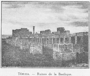 T�BESSA - Ruine de la basilique
