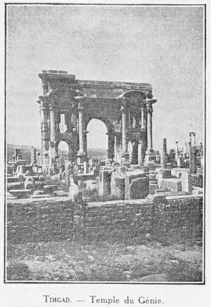 TIMGAD - Temple du g�nie