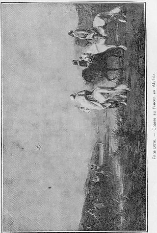 FROMENTIN. - Chasse au faucon en Alg�rie.