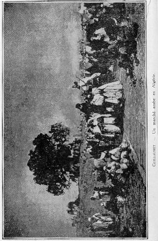 GUILLAUMET. - Un march� arabe en Alg�rie.