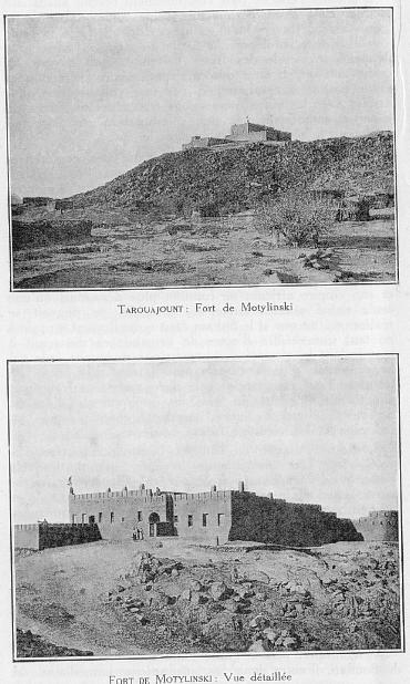 En haut: TAROUAJOUNT: Fort de Motylinski, en bas: Fort de Motylinski: Vue d�taill�e