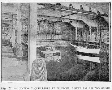 Fig. 23 - STATION D'AQUICULTURE ET DE P�CHE, DIRIG�E PAR UN ZOOLOGISTE