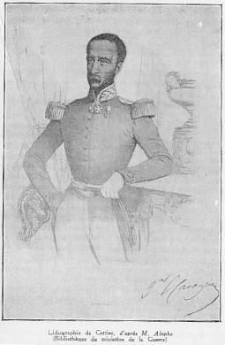 LE G�N�RAL CAVAIGNAC - Lithographie de Cattier, d'apr�s M. Alophe (Biblioth�que du minist�re de la Guerre) 