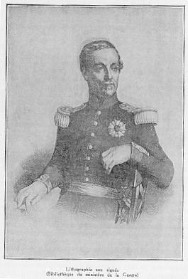 LE G�N�RAL CHANGARNIER - Lithographie non sign�e (Biblioth�que du minist�re de la Guerre) 