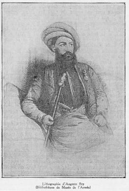 LE GENERAL YUSUF - Lithographie d'Auguete Bry (Biblioth�que da Mus�e de l'Arm�e)