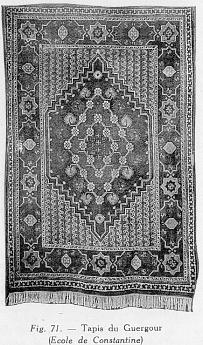 Fig. 71. - Tapis du Guergour (�cole de Constantine)