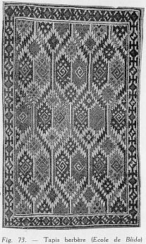 Fig. 73. - Tapis berb�re (�cole de Blida)