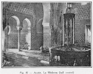 FIG. 81. - Alger: La M�dersa, hall central