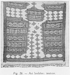 Fig. 26. - Art berb�re: tenture