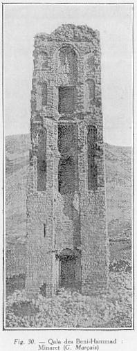 Fig. 30. -- Qala des Beni-Hammad Minaret (G. Mar�ais)