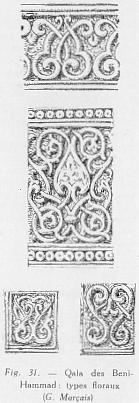 Fig. 31. - gala des Beni�Hammad : types floraux (G. Mar�ais)