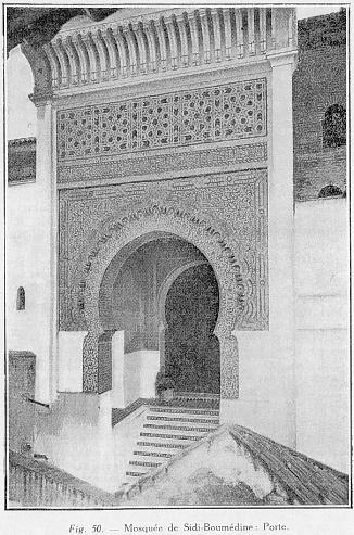 Fig. 50- -- Mosqu�e de Sidi-Boum�dine: Porte.