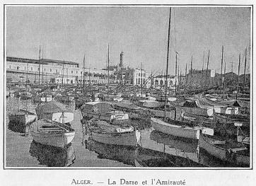 ALGER. - La Darse et l'Amiraut�