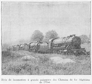 S�rie de locomotives � grande puissance des Chemins de fer Alg�riens de l'�tat