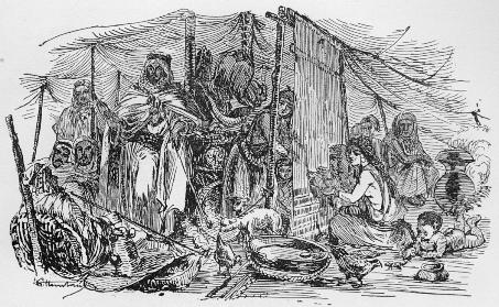 TENTE D'UN CHEF ARABE, d'apr�s un bois de l'Illustration