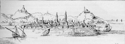 ALGER, d'apr�s une gravure du XVI�me si�cle, frontispice.