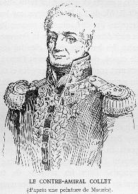 LE CONTRE-AMIRAL COLLET (d'apr�s une peinture de Mauriot).