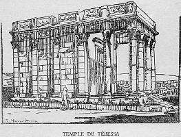 TEMPLE DE T�BESSA.