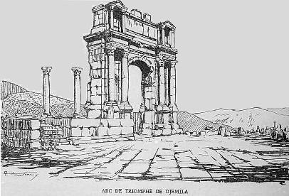 ARC DE TRIOMPHE DE DJEMILA.