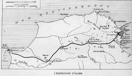 L'exp�dition d'ALGER (cliquer pour afficher l'image dans une meilleure r�solution)