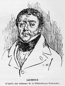 LAURENCE (d'apr�s une estampe de la Biblioth�que Nationale).