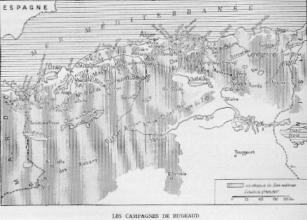 LES CAMPAGNES DE BUGEAUD. (Cliquez dessus pour une meilleure r�solution - 118Ko)